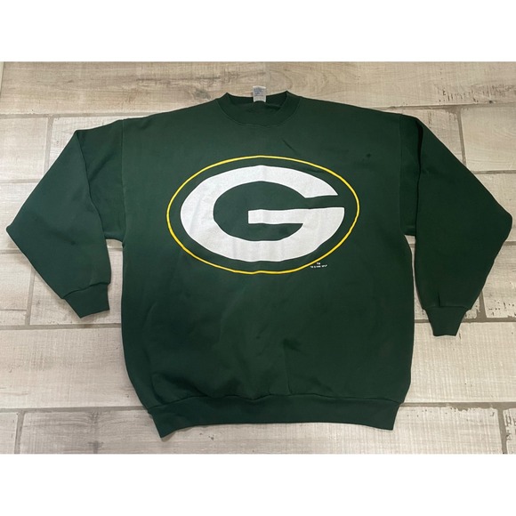 LOGO 7 Other - Vintage Logo 7 Green‎ Bay Packers Sweatshirt  Crew Neck Sweater Extra Large XL